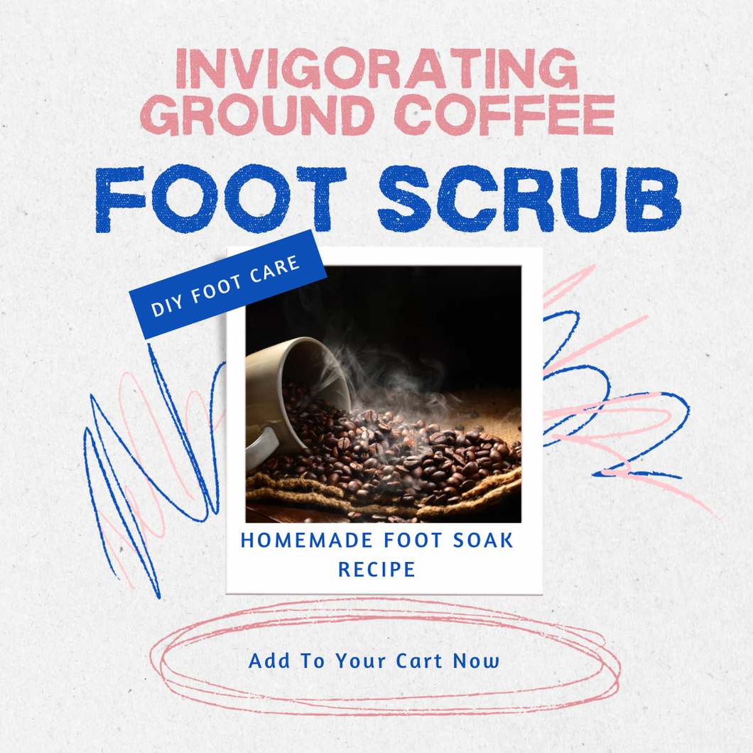 Invigorating Ground Coffee Foot Scrub